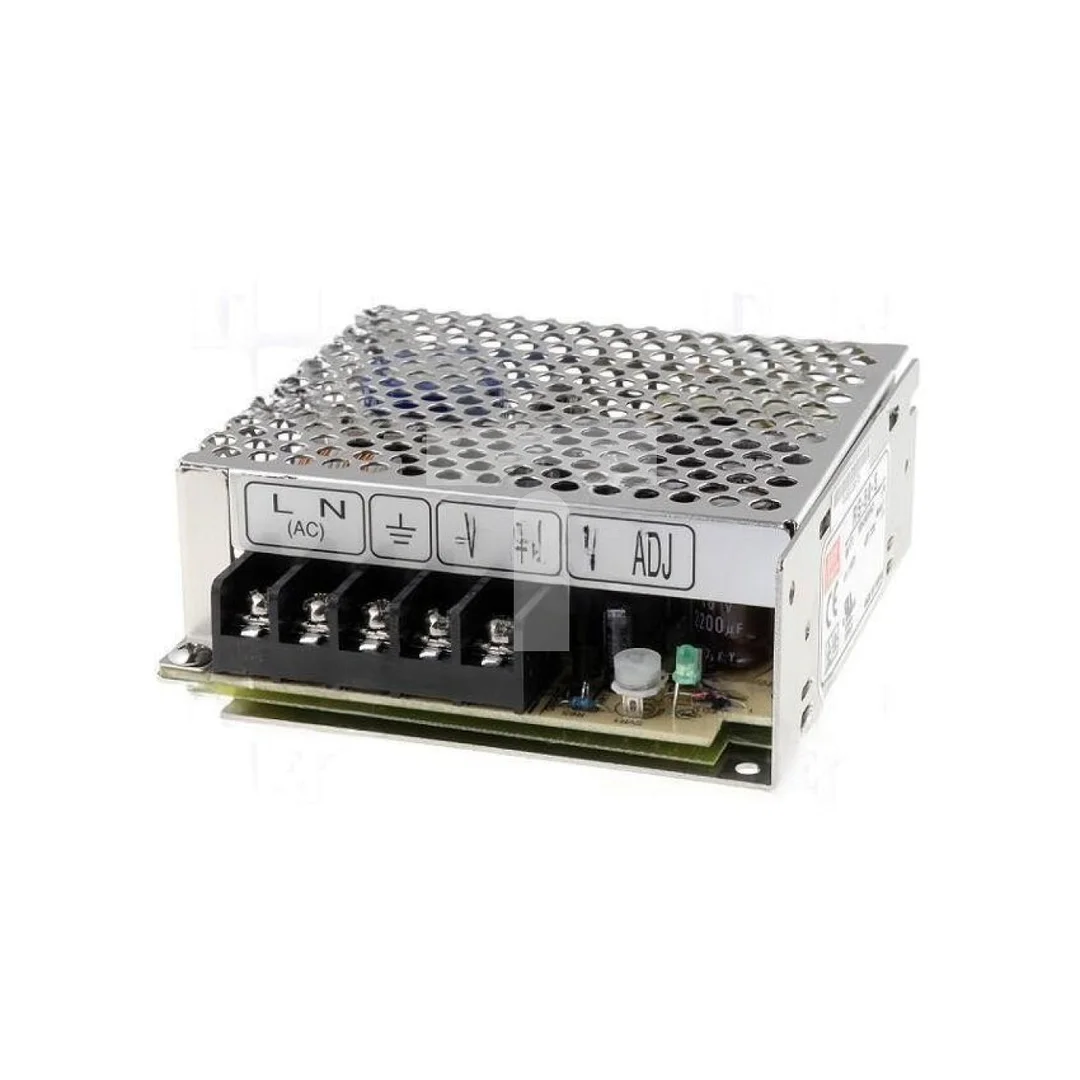 Zasilacz impulsowy do wbudowania modułowy 33W 3,3VDC 10A RS-50-3.3