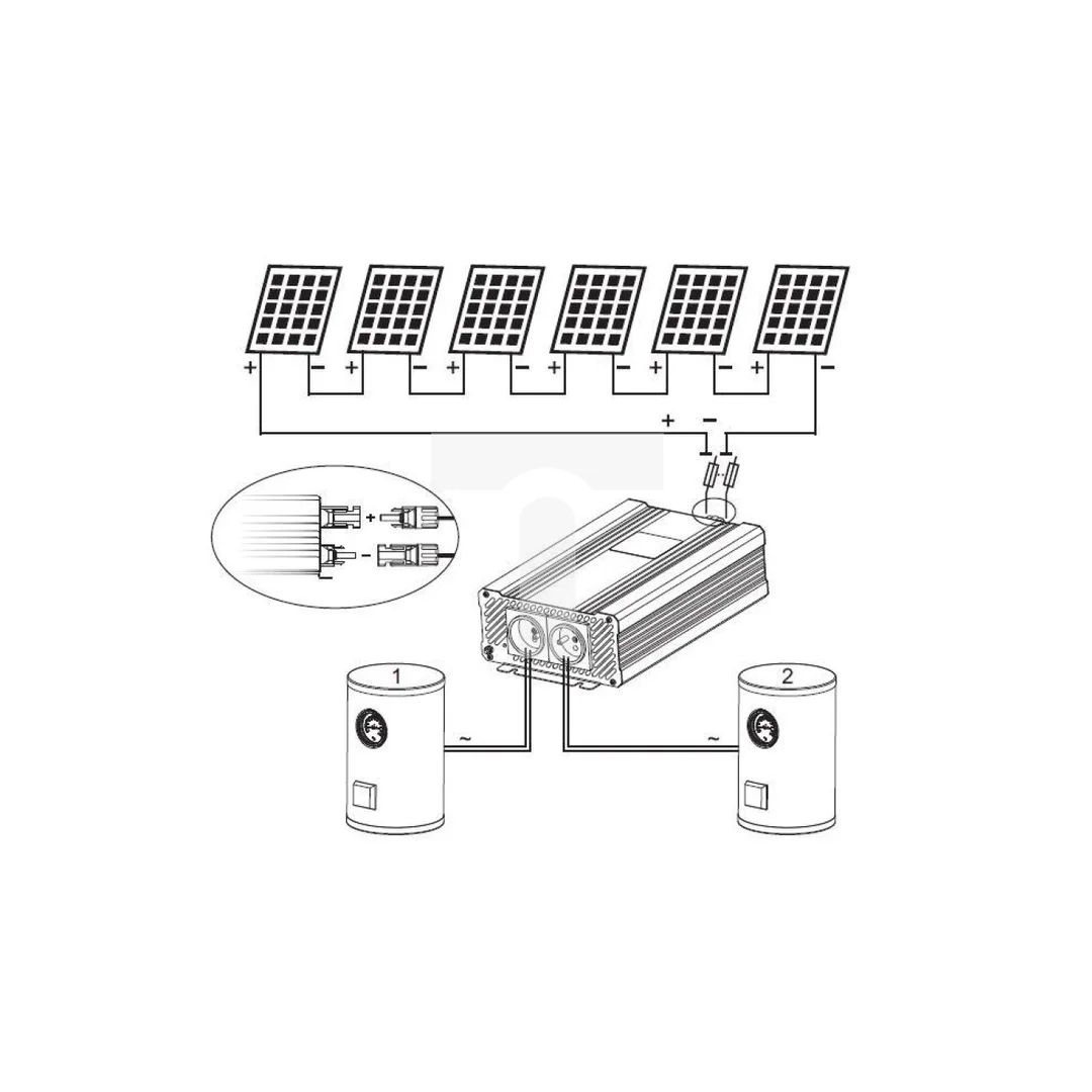 Zestaw do grzania wody w bojlerach ECO Solar Boost EVO 5xPV