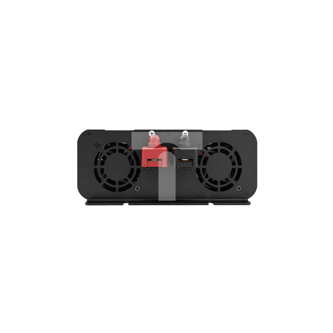 52683 Qoltec Przetwornica napięcia MS Wave 12V na 230V 1500/3000W USB Kompatybilna z LiFePO4 GEL AGM