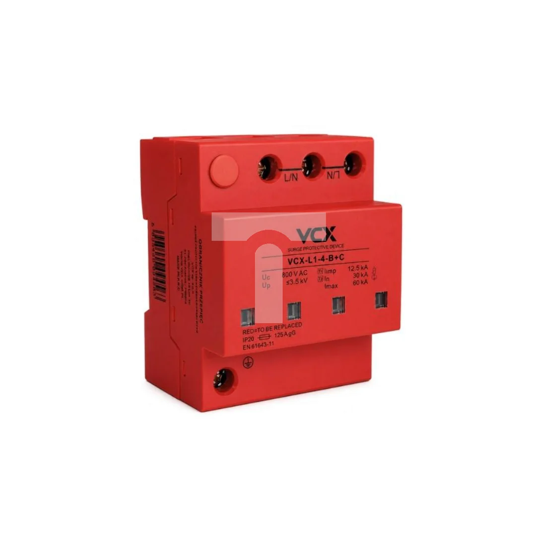 Ogranicznik przepięć ochronnik AC B+C T1T2 800V 12,,5kA COMBO MOV + GDT PRO.