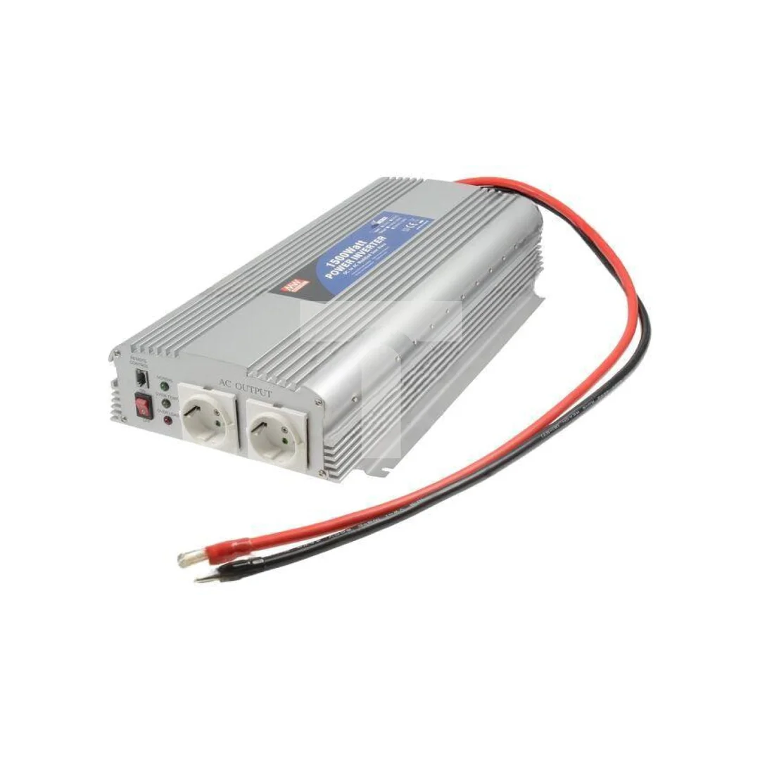 Przetwornica DC/AC, 1500W, Uwej: 10...15 VDC, Uwyj: 230 VAC A301-1K7-F3