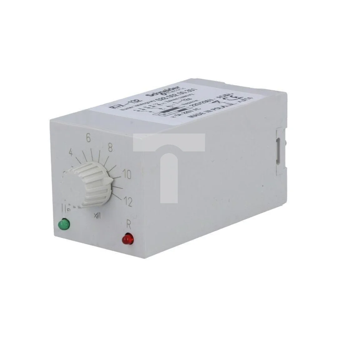 Moduł automatyki przekaźnik czasowy, na panel, na szynę DIN, podstawka, PIN: 11, gniazdo okrągłe, IP40, RTX-132 220/230 12SEK