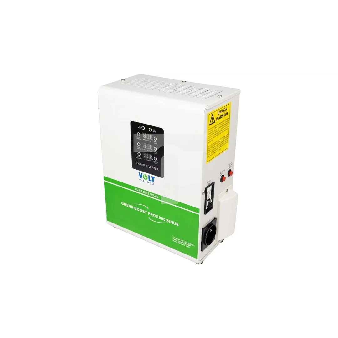 Przetwornica solarna Green Boost PRO 5000 Sinus Bypass 160-500VDC do grzania wody w bojlerze