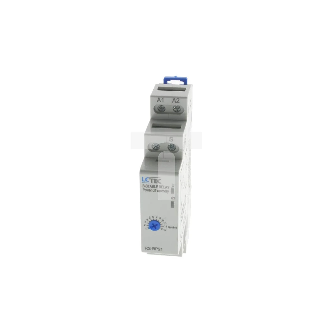 LC przekaźnik bistabilny z regulacją czasu 10A 230V 1-12 minut RS-BP21 9171