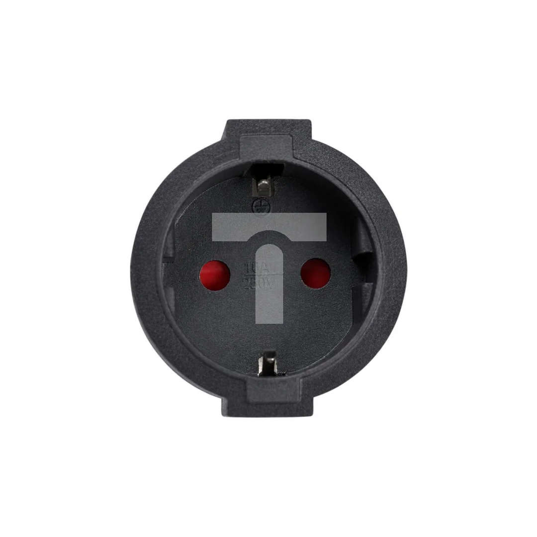 Adapter zasilający 230V do UPS gniazdo 2P+Z Schuko / gniazdo IEC320 C14 złącze komputerowe (męskie) 20cm NEKU