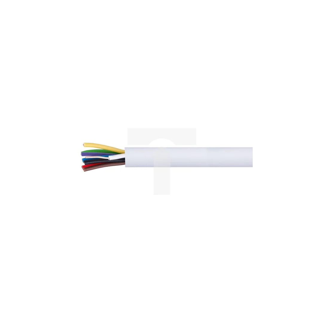 Kabel alarmowy YTDY 8x0,5mm biały 100V domofonowy bezhalogenowy LSOH B2ca drut Q-LANTEC /100m/