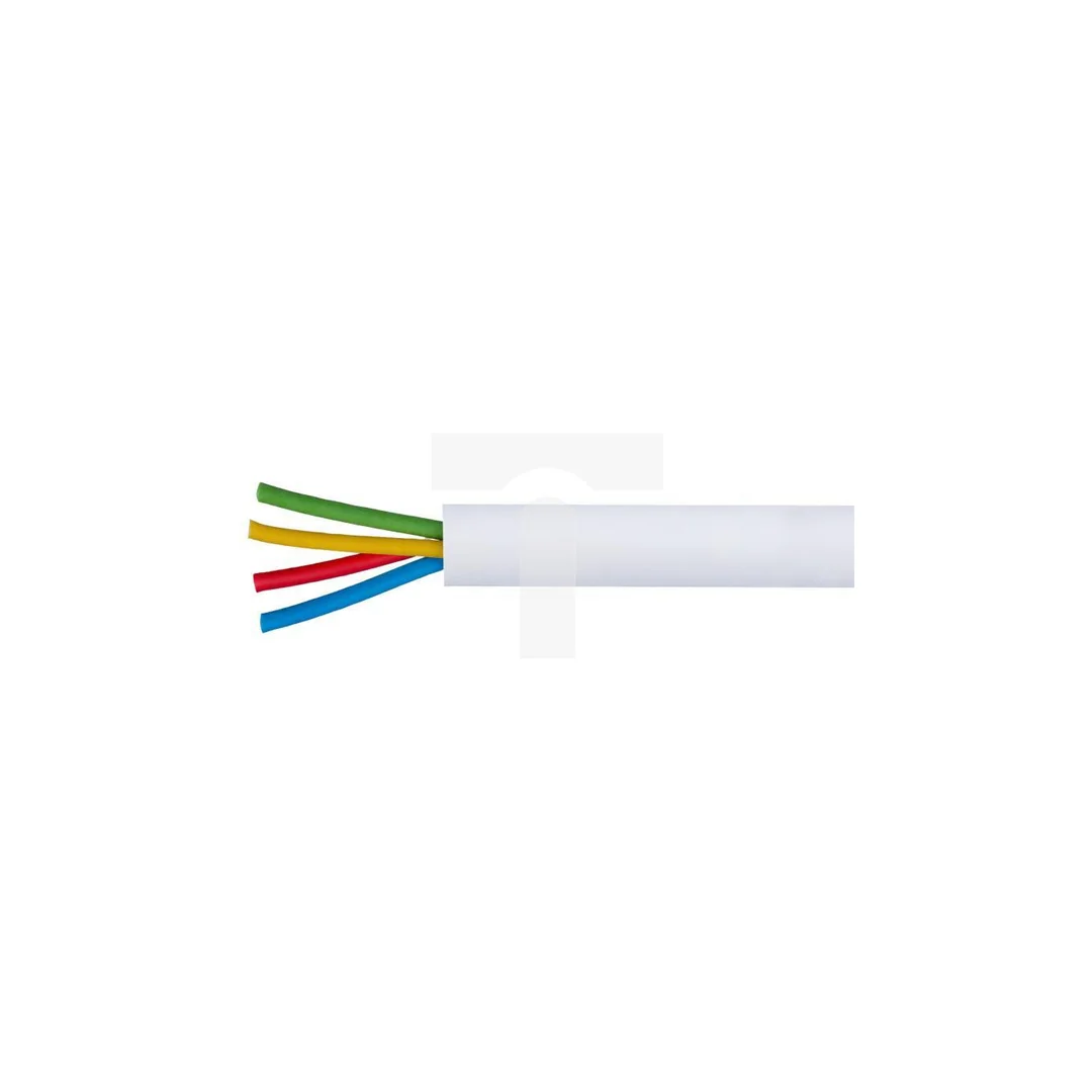 Kabel alarmowy YTDY 4x0,5mm biały 100V domofonowy bezhalogenowy LSOH B2ca drut Q-LANTEC /100m/