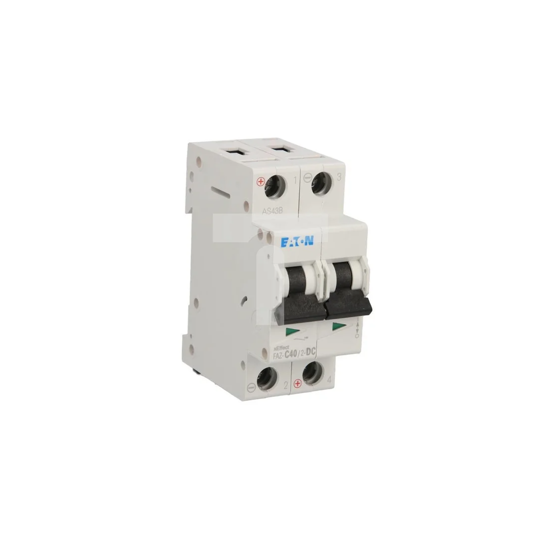 Wyłącznik nadprądowy 2P C 40A 15kA AC FAZ C40/2-DC 279144