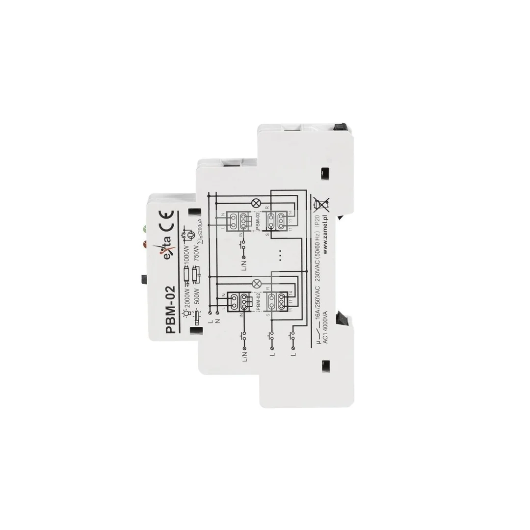 Przekaźnik bistabilny 230V AC PBM-02 EXT10000063