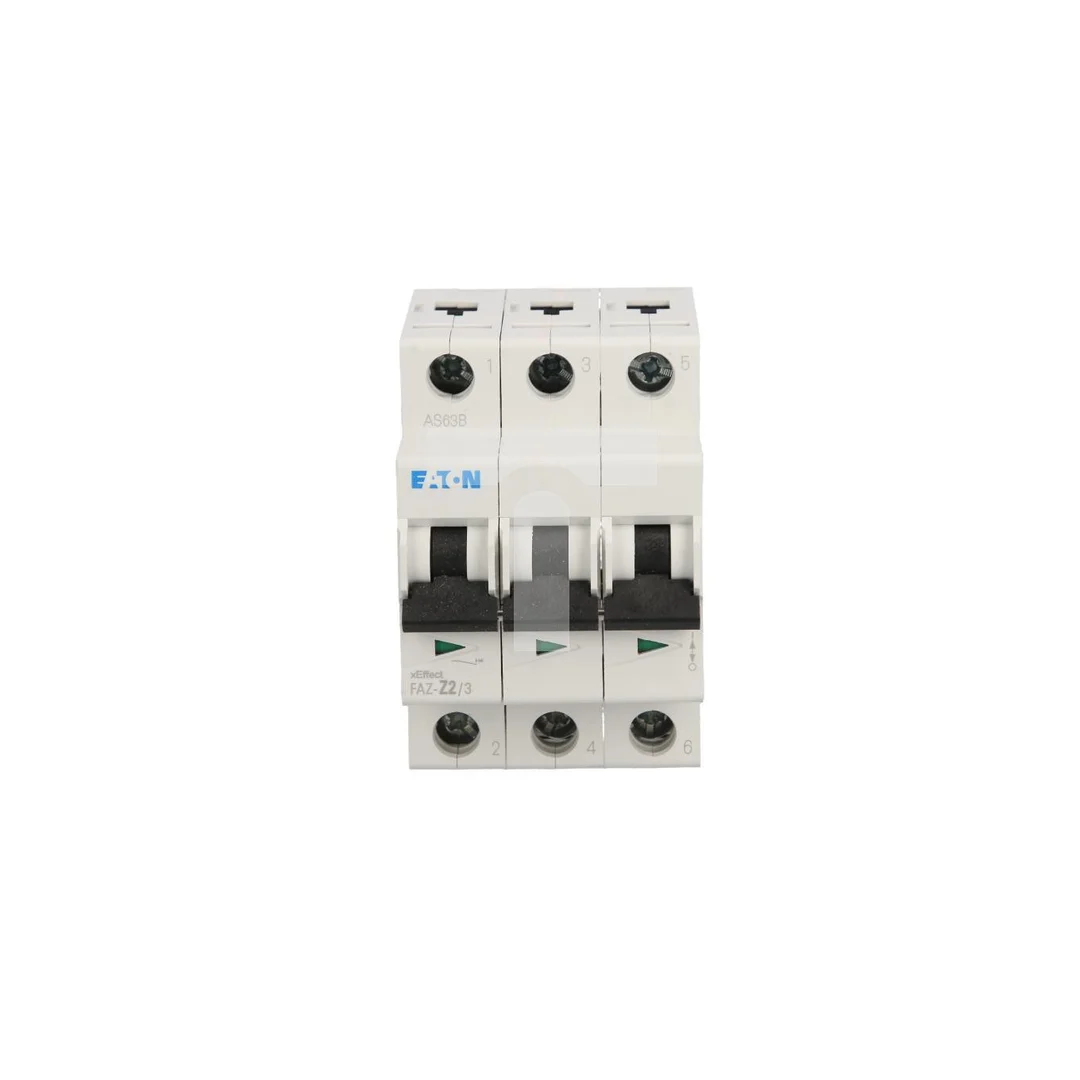 Wyłącznik nadprądowy 3P Z 2A 10kA AC FAZ Z2/3 278921