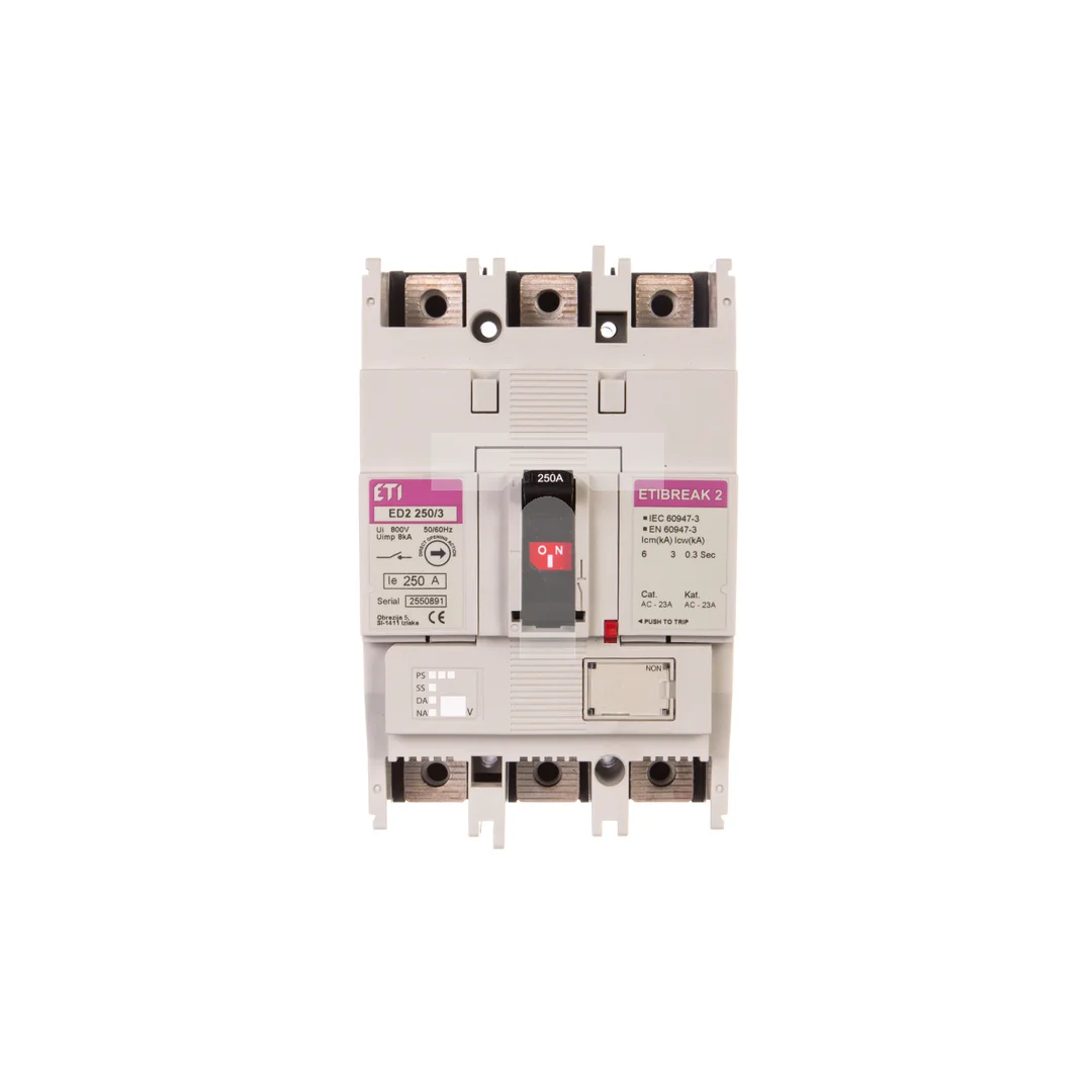Rozłącznik izolacyjny 3P 250A 6kA ED2 250/3 004671273