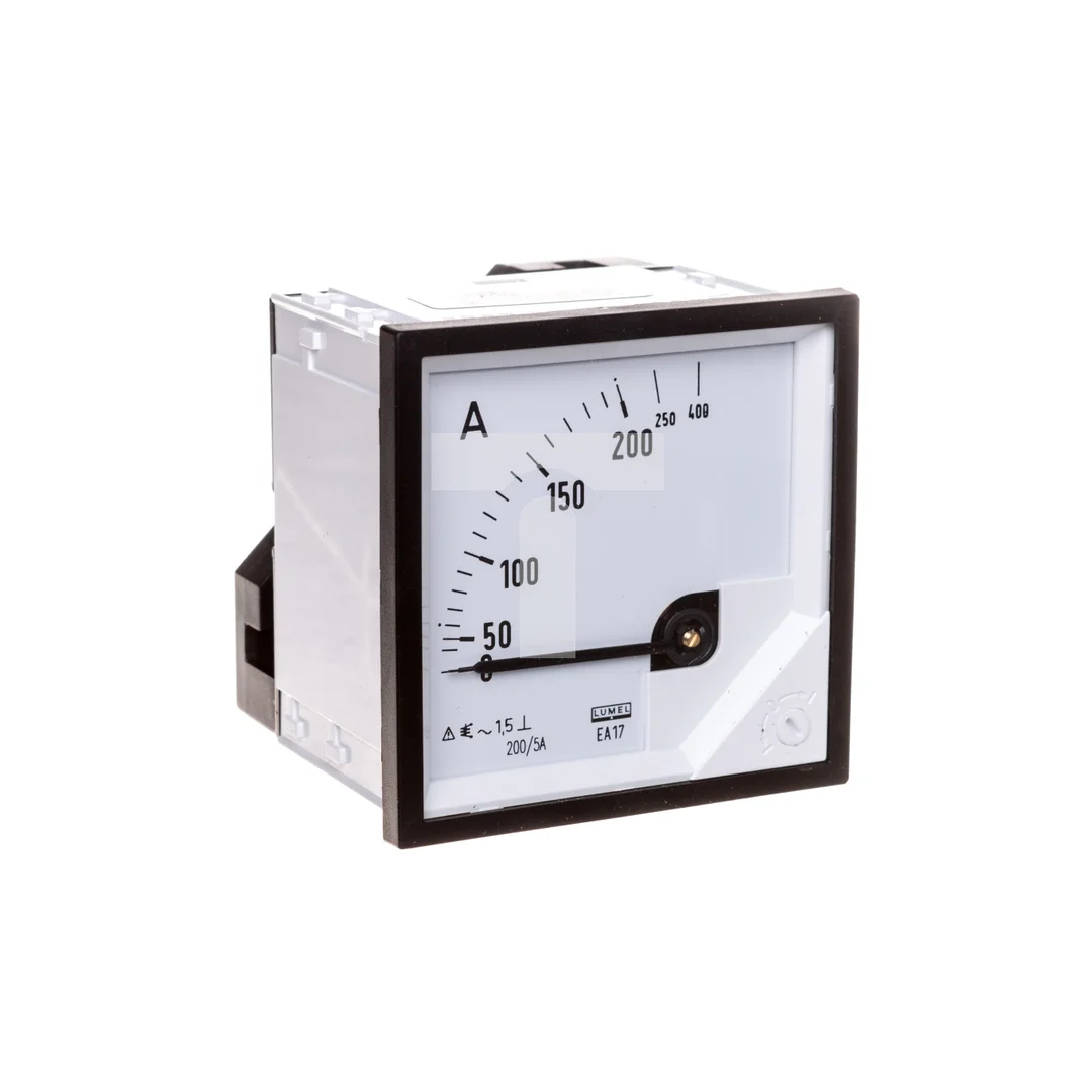 Amperomierz analogowy tablicowy 200/400A do przekładnika 200/5A 72x72mm IP50 C3 K=90 st. EA17N F41800000000