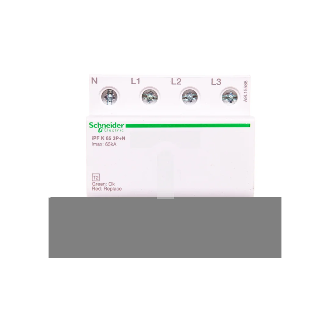 Ogranicznik przepięć Typ T2 3P+N/PE 65kA 1,5kV iPF65 A9L15586