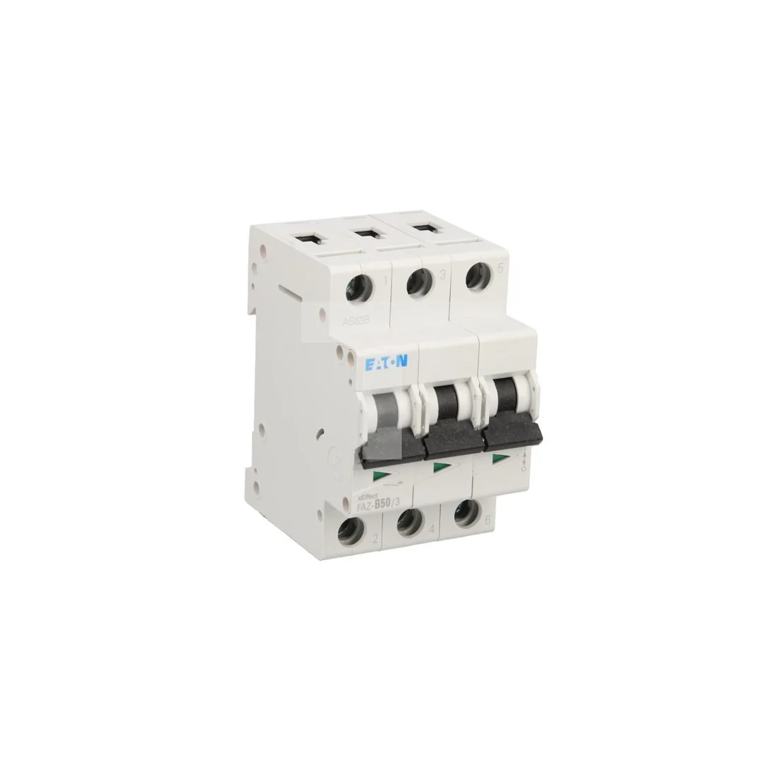 Wyłącznik nadprądowy 3P B 50A 15kA AC FAZ B50/3 278852