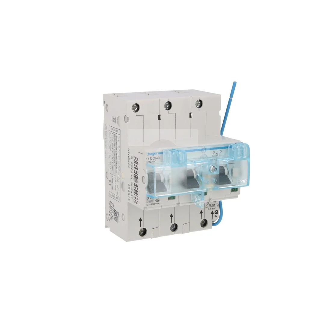 Wyłącznik nadprądowy selektywny 3P 40A Cs 25kA AC SLS HTN340C