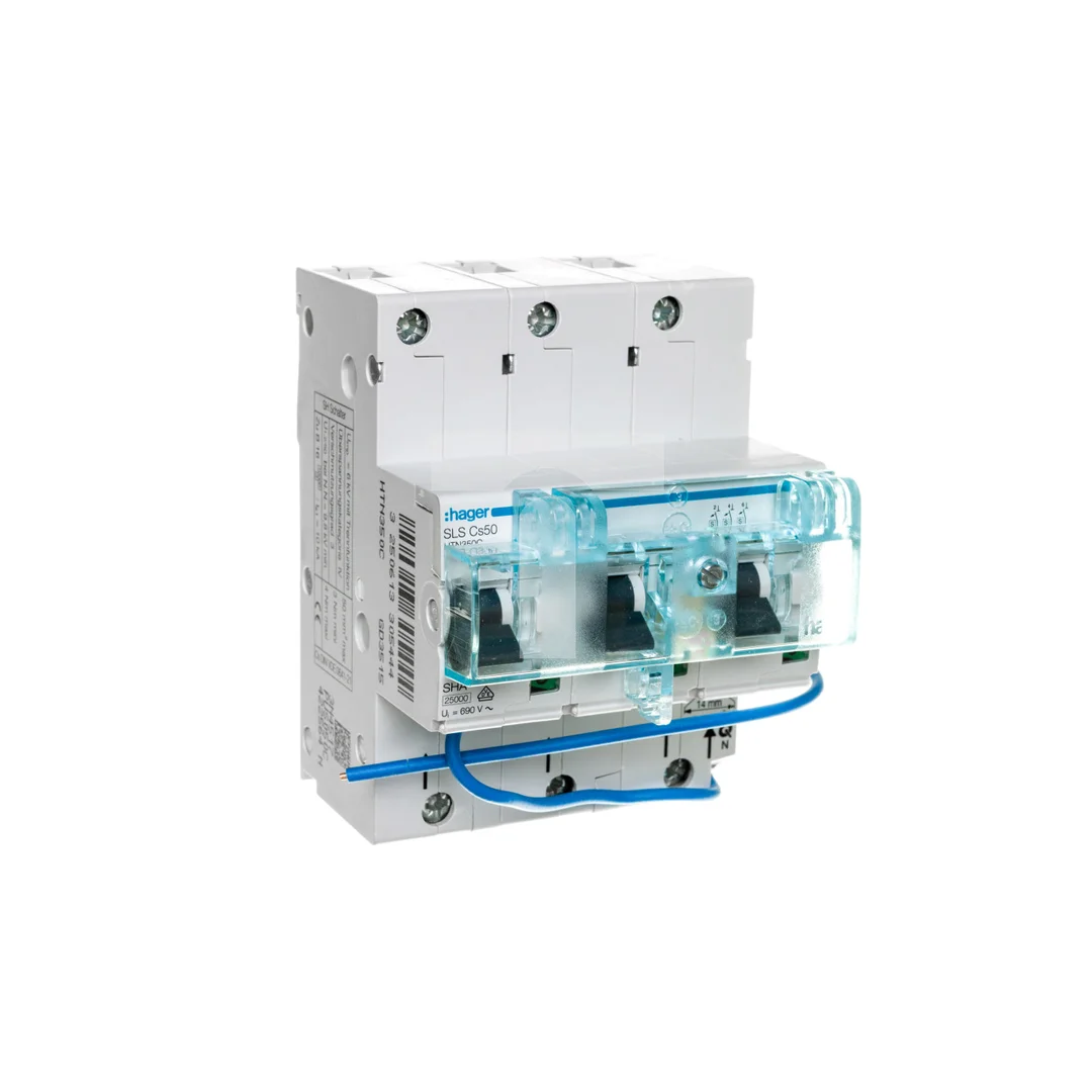 Wyłącznik nadprądowy selektywny 3P 50A Cs 25kA AC SLS HTN350C