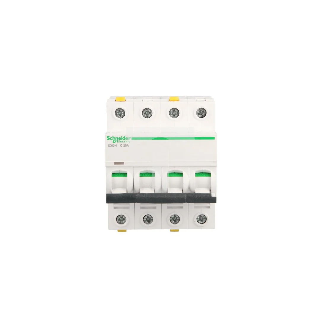 Wyłącznik nadprądowy 4P C 20A 10kA AC iC60H-C20-4 Acti9 A9F07420