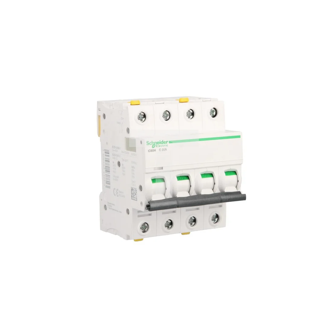 Wyłącznik nadprądowy 4P C 20A 10kA AC iC60H-C20-4 Acti9 A9F07420