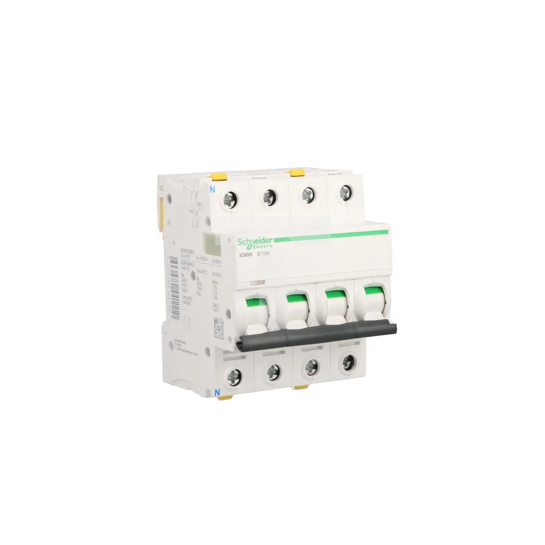 Wyłącznik nadprądowy 3P+N C 16A 6kA AC iC60N-C16-3N Acti9 A9F04716