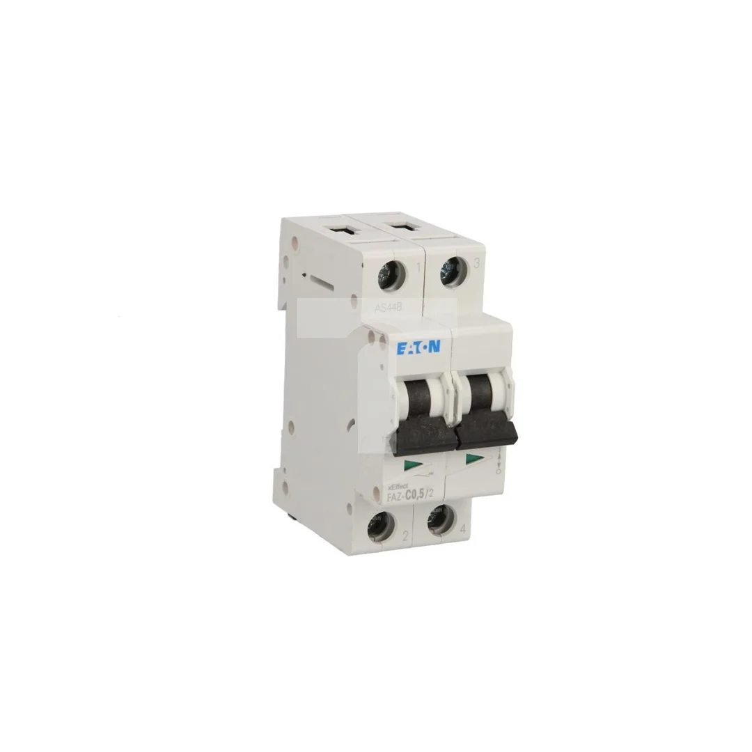 Wyłącznik nadprądowy 2P C 0,5A 15kA AC FAZ C05/2 278743