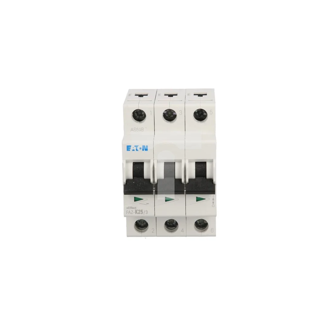 Wyłącznik nadprądowy 3P K 25A 15kA AC FAZ-K25/3 278913