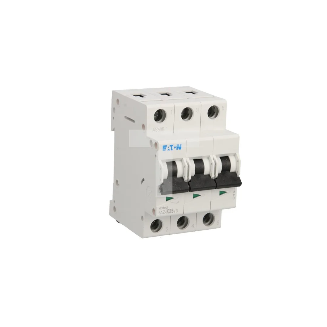 Wyłącznik nadprądowy 3P K 25A 15kA AC FAZ-K25/3 278913