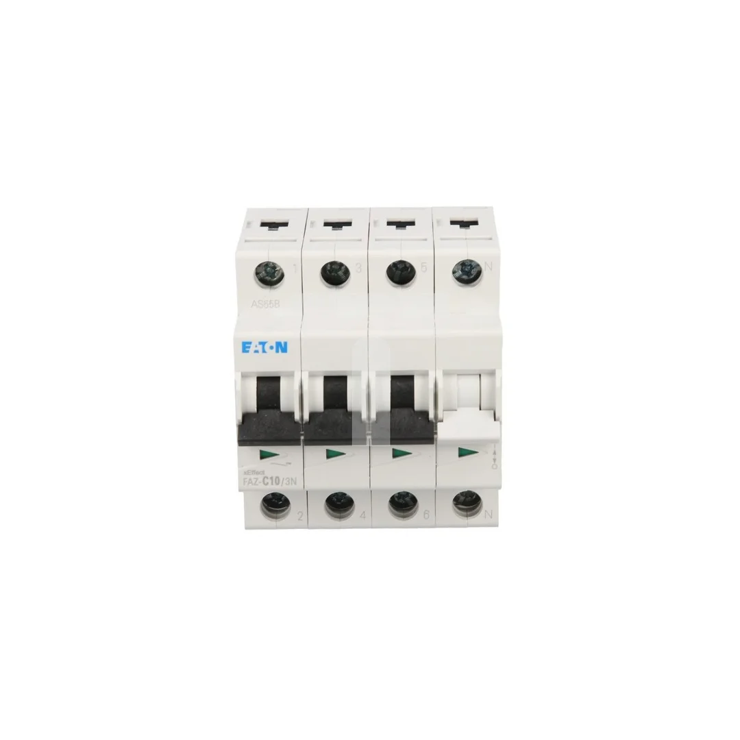 Wyłącznik nadprądowy 3P+N C 10A 15kA AC FAZ C10/3N 278971