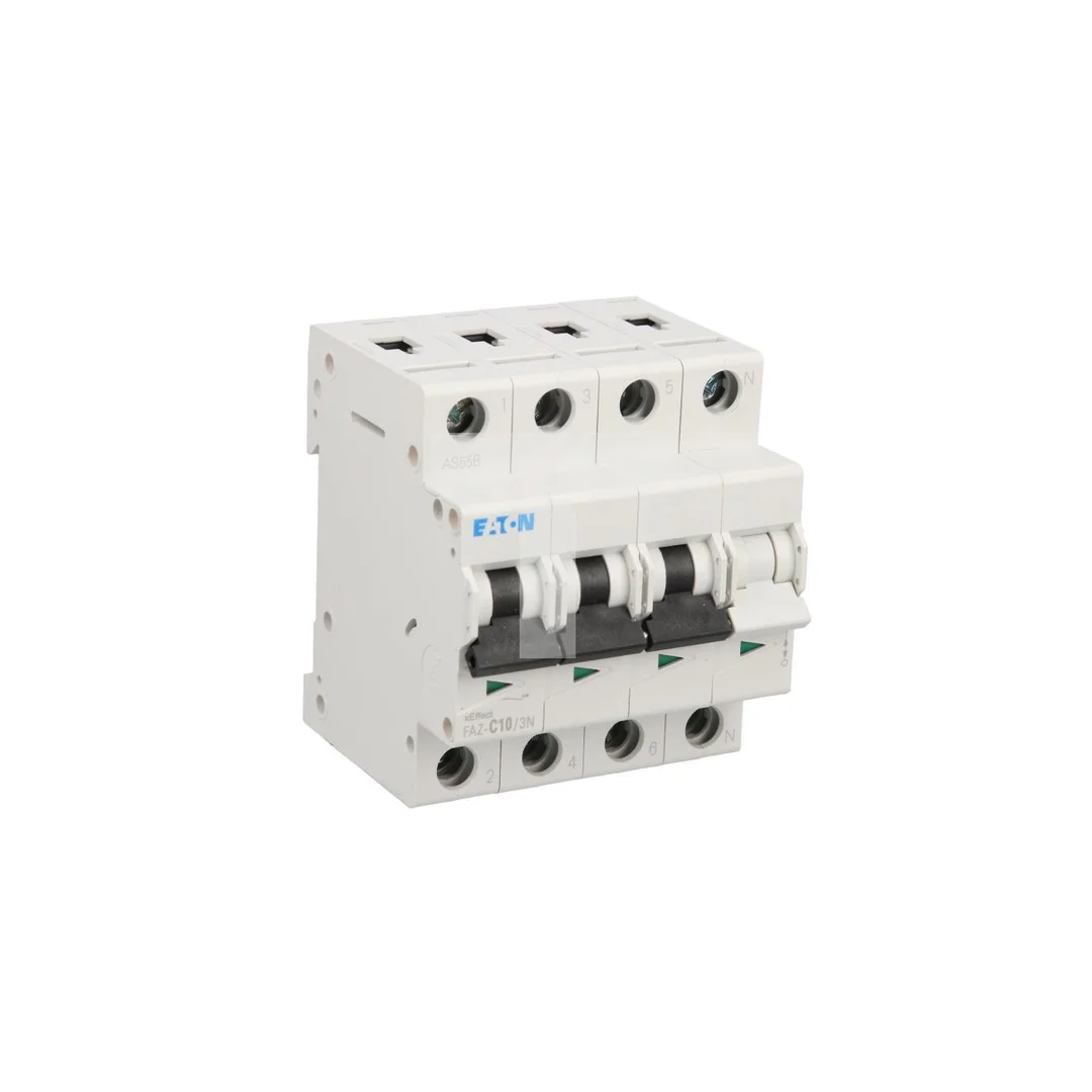Wyłącznik nadprądowy 3P+N C 10A 15kA AC FAZ C10/3N 278971