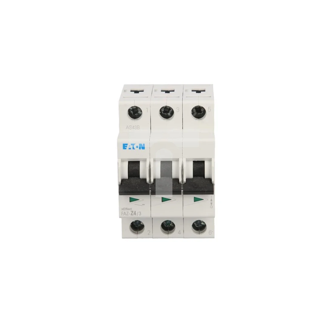 Wyłącznik nadprądowy 3P Z 4A 10kA AC FAZ Z4/3 278923