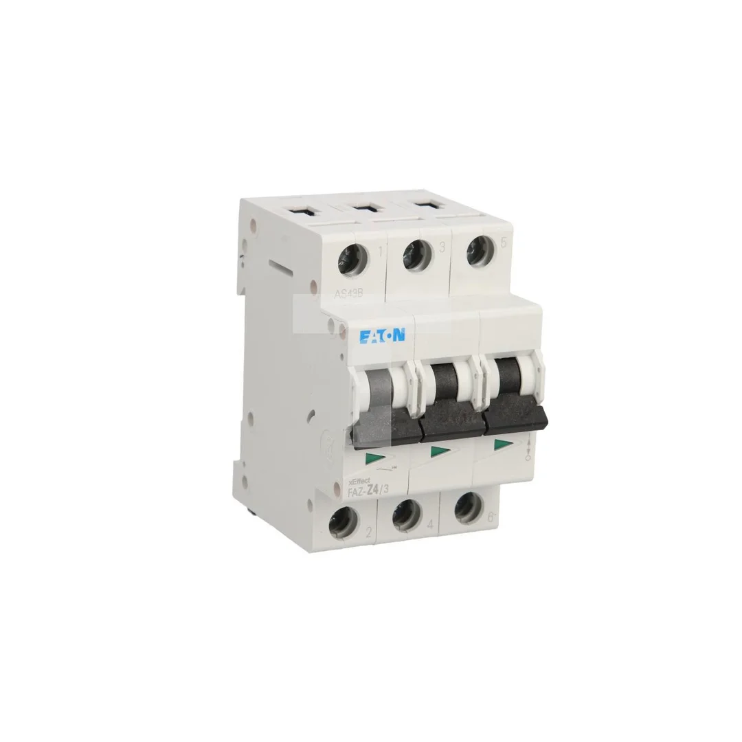 Wyłącznik nadprądowy 3P Z 4A 10kA AC FAZ Z4/3 278923