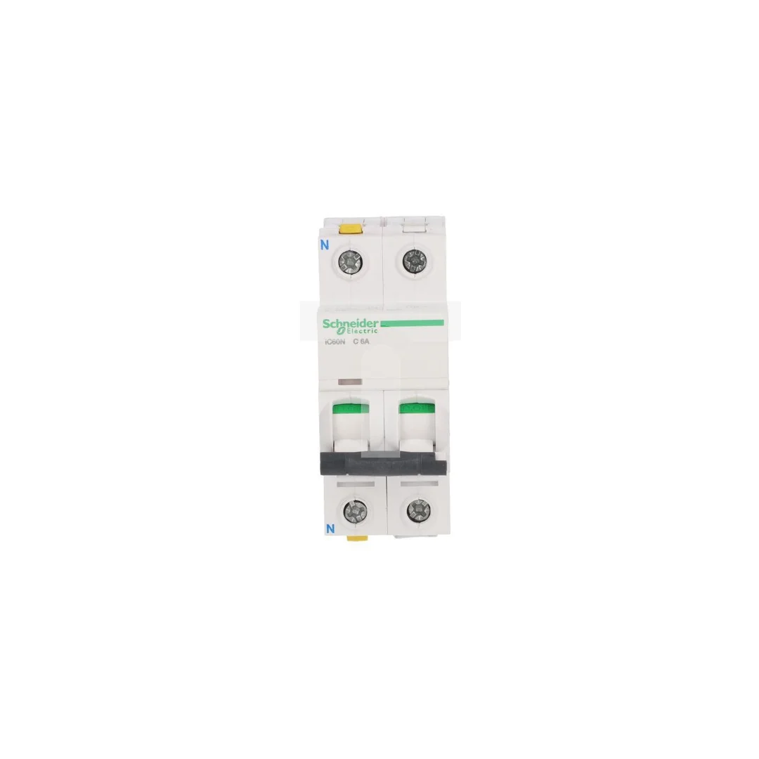 Wyłącznik nadprądowy 1P+N C 6A 6kA AC iC60N-C06-1N Acti9 A9F04606