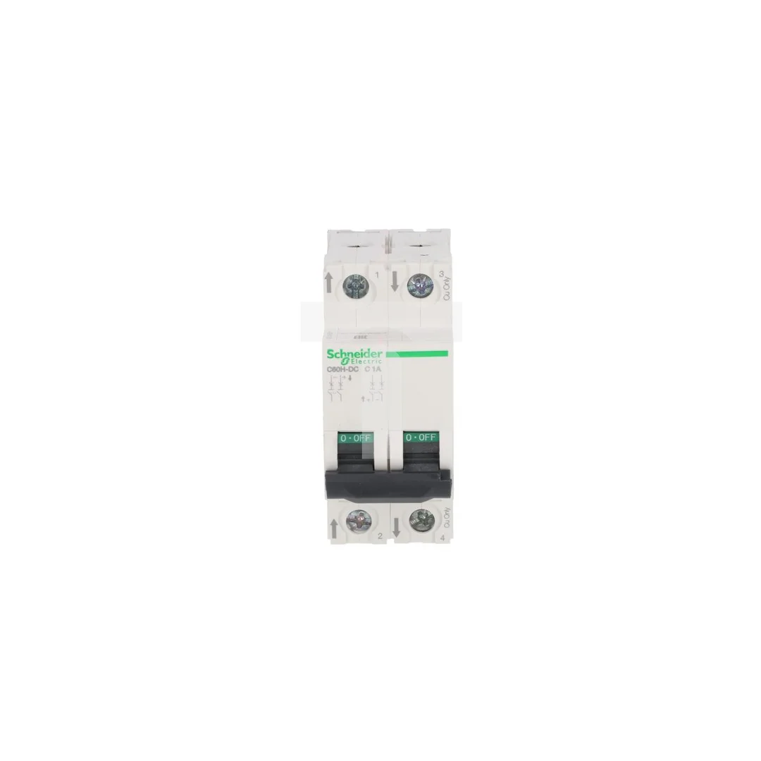 Wyłącznik nadprądowy 2P C 1A DC C60H-DC-C1-2 Acti9 A9N61521