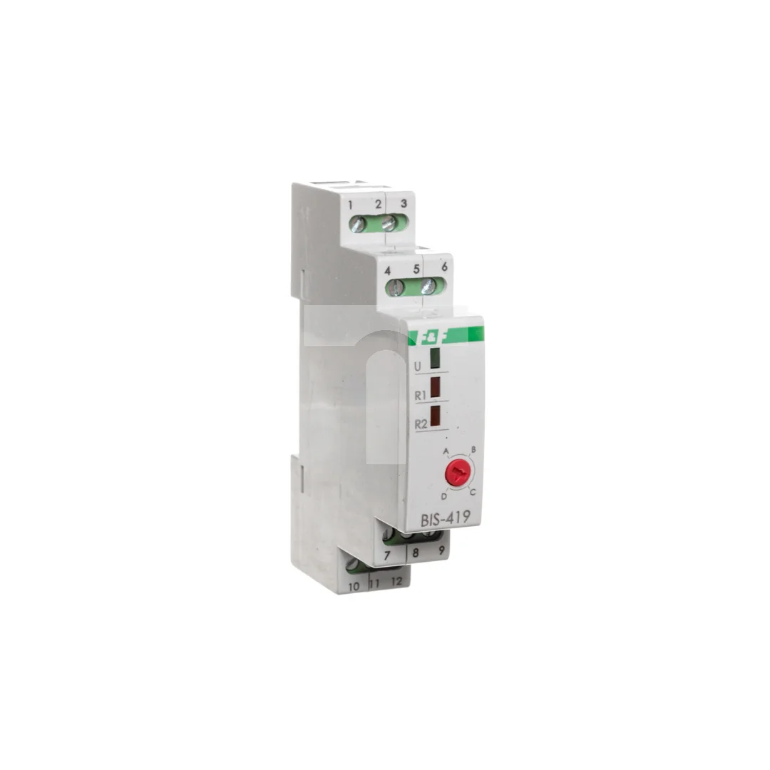 Przekaźnik bistabilny 2P 16A separowany 230VAC/DC 230VAC 4-funkcyjny BIS-419