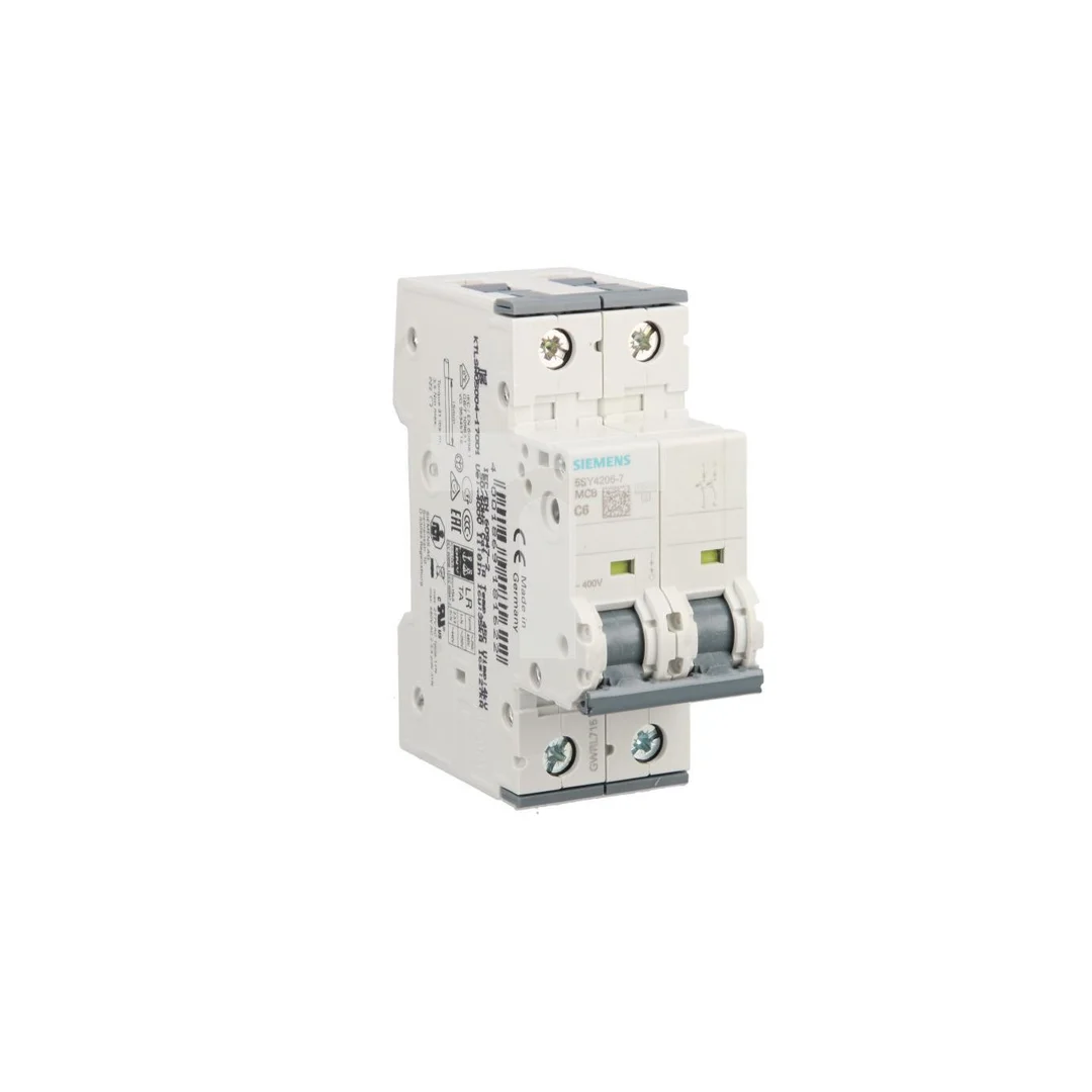 Wyłącznik nadprądowy 2P C 6A 10kA AC SENTRON 5SY4206-7