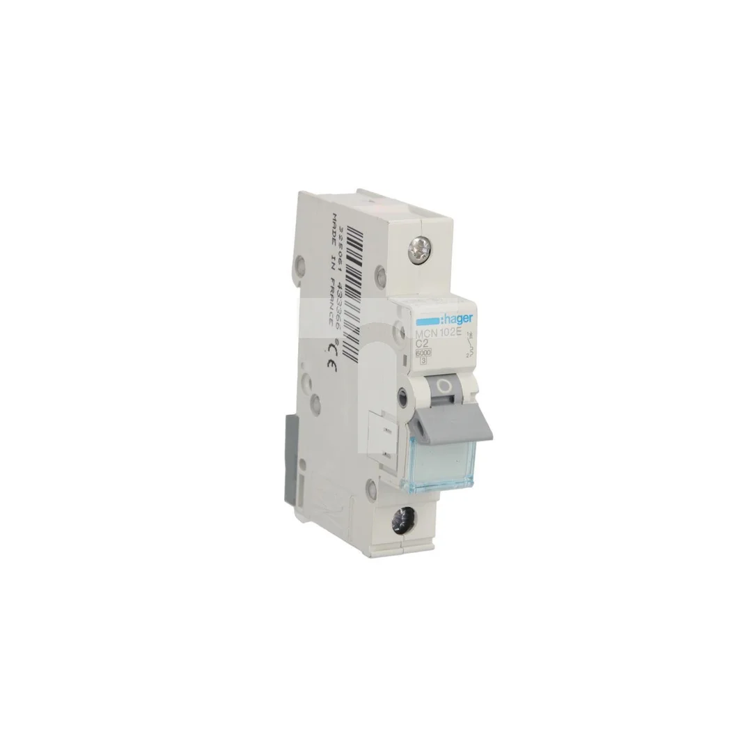 Wyłącznik nadprądowy 1P C 2A 6kA AC MCN102E