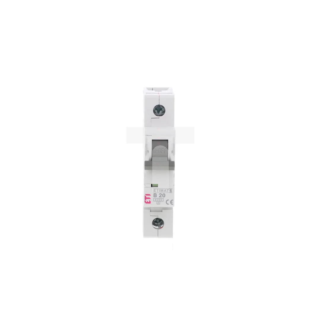 Wyłącznik nadprądowy 1P B 20A 6kA AC ETIMAT 6 002111517