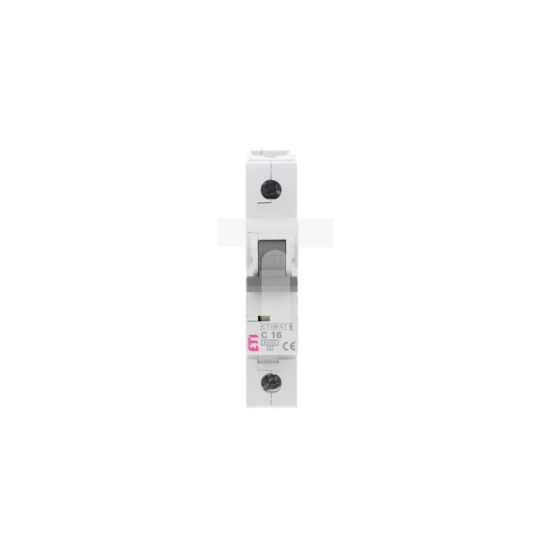 Wyłącznik nadprądowy 1P C 16A 6kA AC ETIMAT 6 002141516