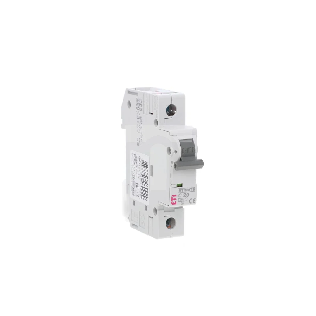 Wyłącznik nadprądowy 1P C 20A 6kA AC ETIMAT 6 002141517