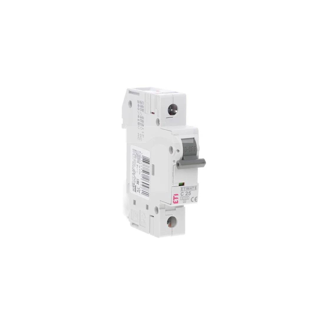 Wyłącznik nadprądowy 1P C 25A 6kA AC ETIMAT 6 002141518