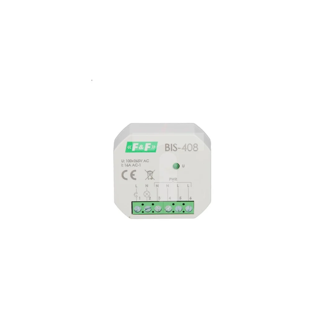 Przekaźnik bistabilny 1Z 16A 230V AC BIS-408