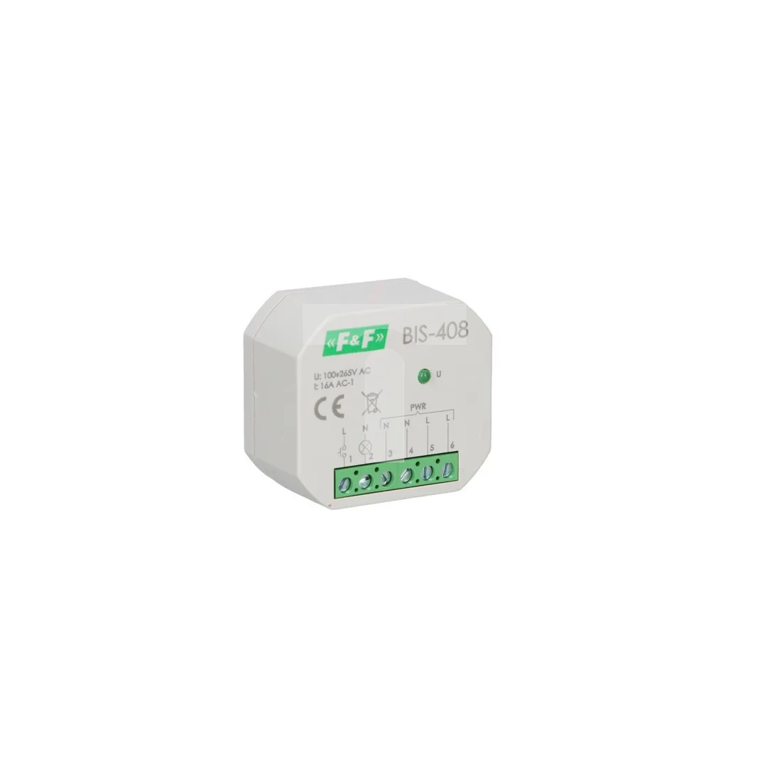 Przekaźnik bistabilny 1Z 16A 230V AC BIS-408