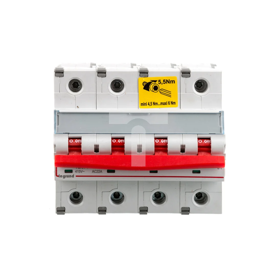 Rozłącznik modułowy 125A 4P 25kA FRX404 406547