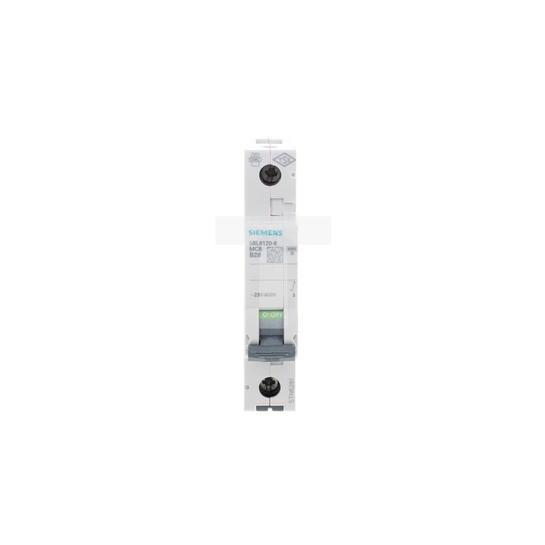 Wyłącznik nadprądowy 1P B 20A 6kA AC SENTRON 5SL6120-6