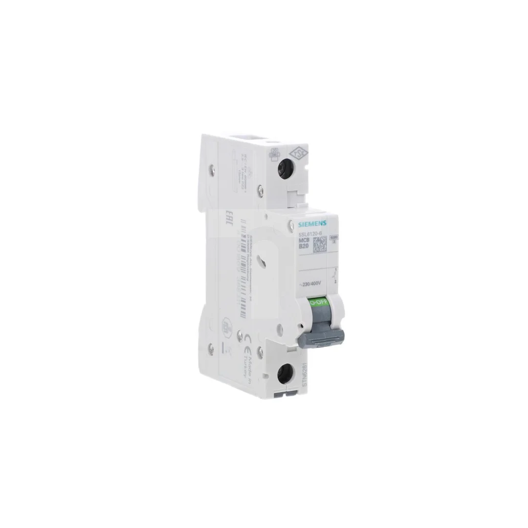Wyłącznik nadprądowy 1P B 20A 6kA AC SENTRON 5SL6120-6