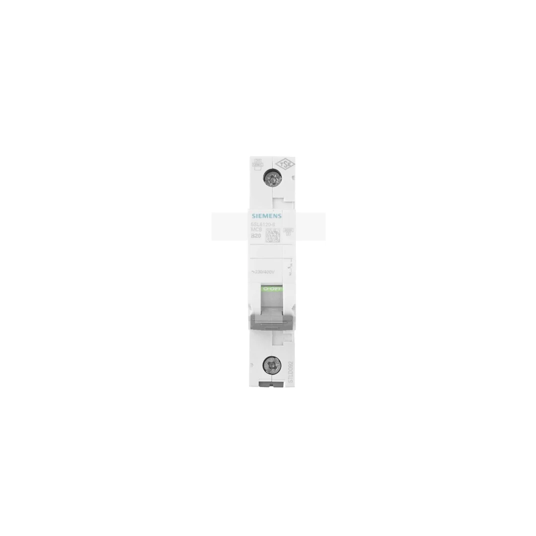 Wyłącznik nadprądowy 1P B 20A 6kA AC SENTRON 5SL6120-6