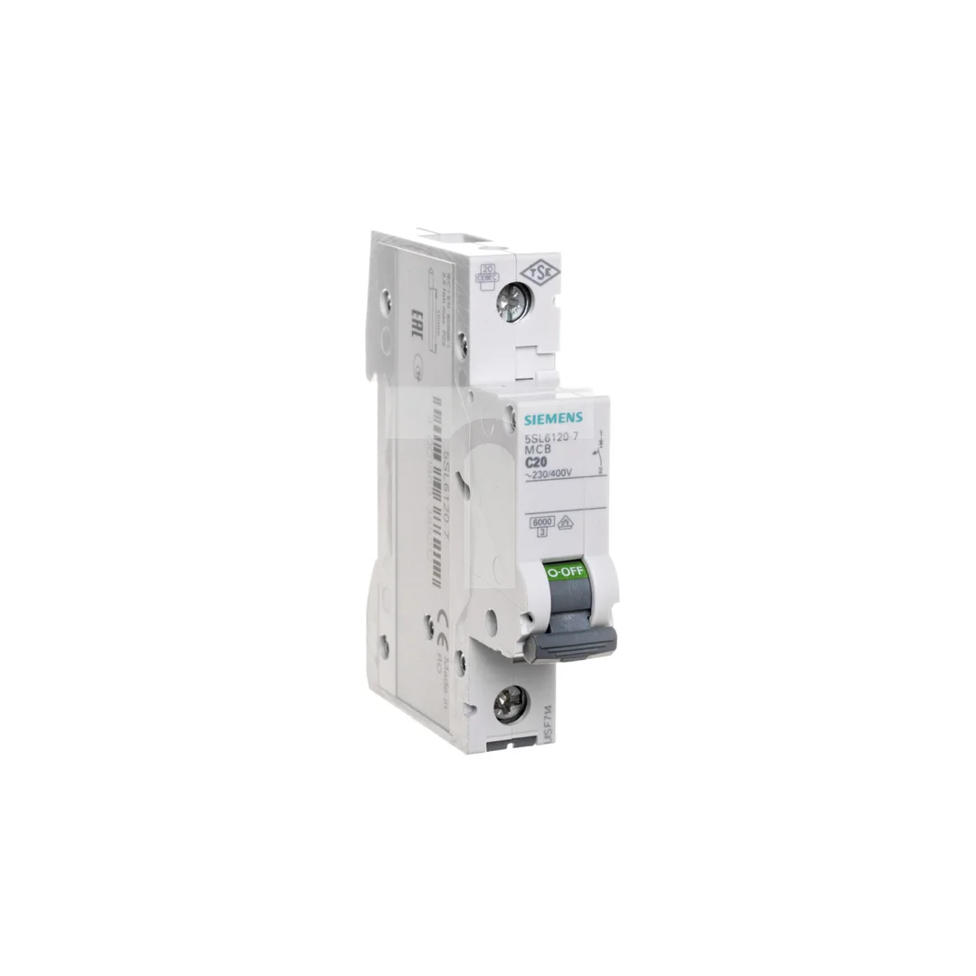 Wyłącznik nadprądowy 1P C 20A 6kA AC SENTRON 5SL6120-7