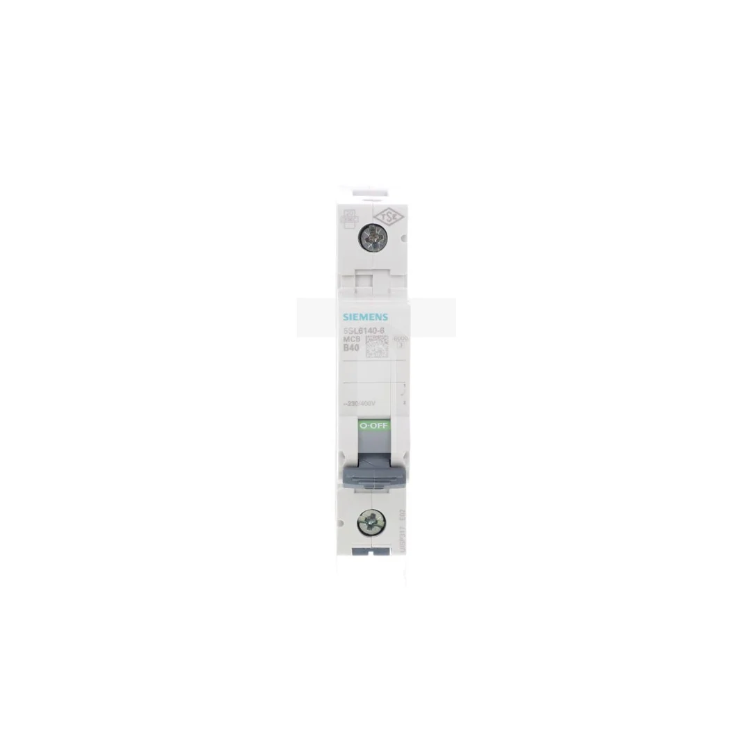 Wyłącznik nadprądowy 1P B 40A 6kA AC SENTRON 5SL6140-6