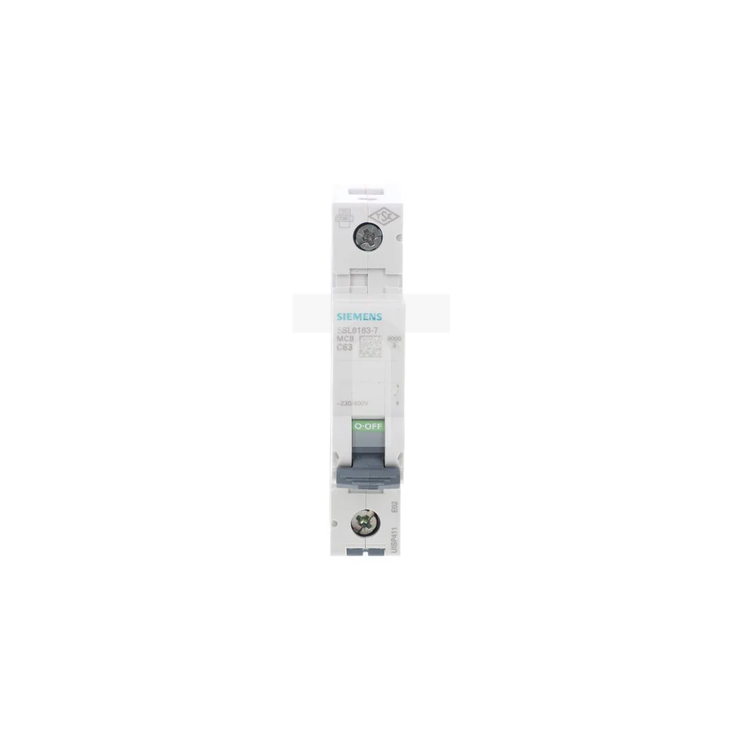 Wyłącznik nadprądowy 1P C 63A 6kA AC SENTRON 5SL6163-7