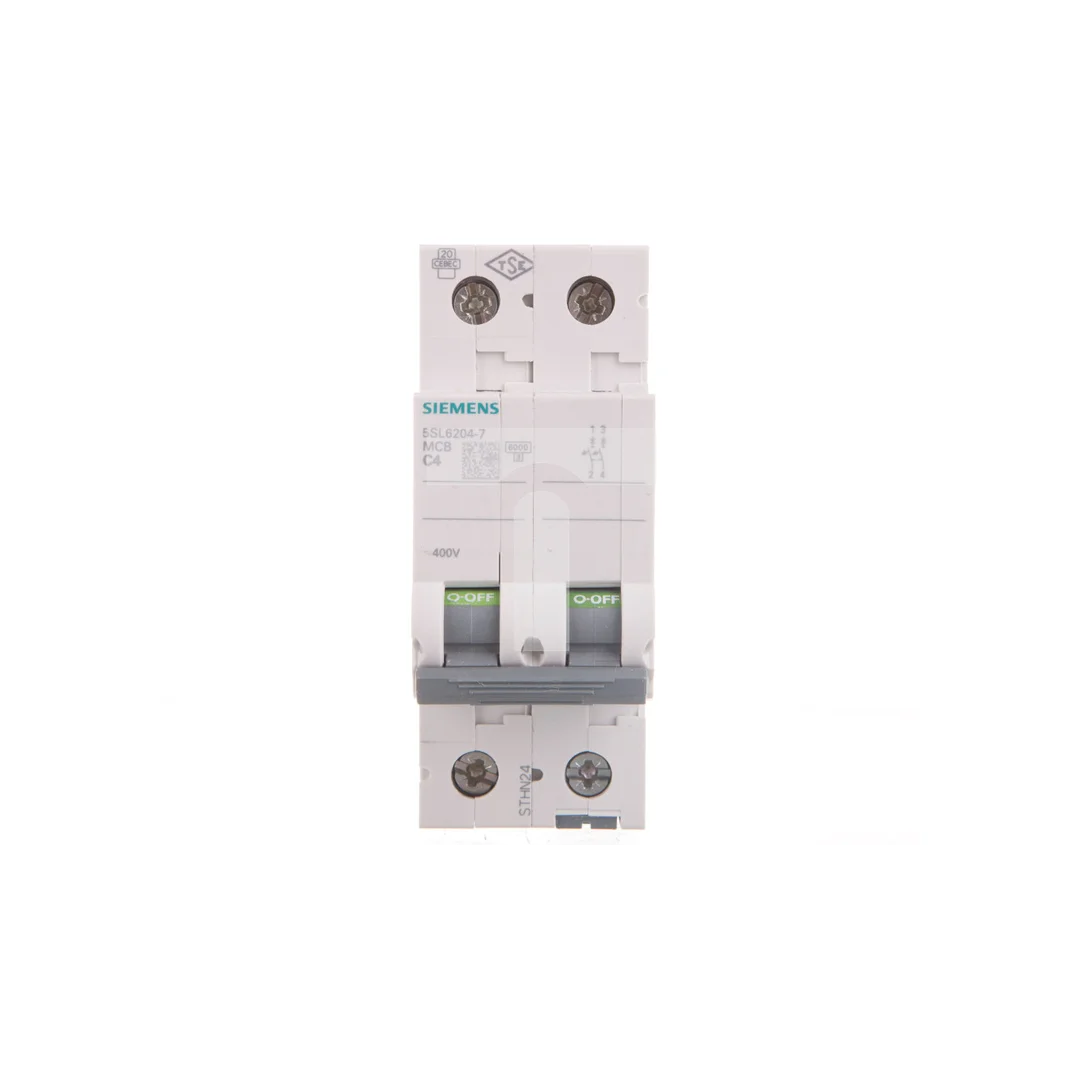 Wyłącznik nadprądowy 2P C 4A 6kA AC SENTRON 5SL6204-7
