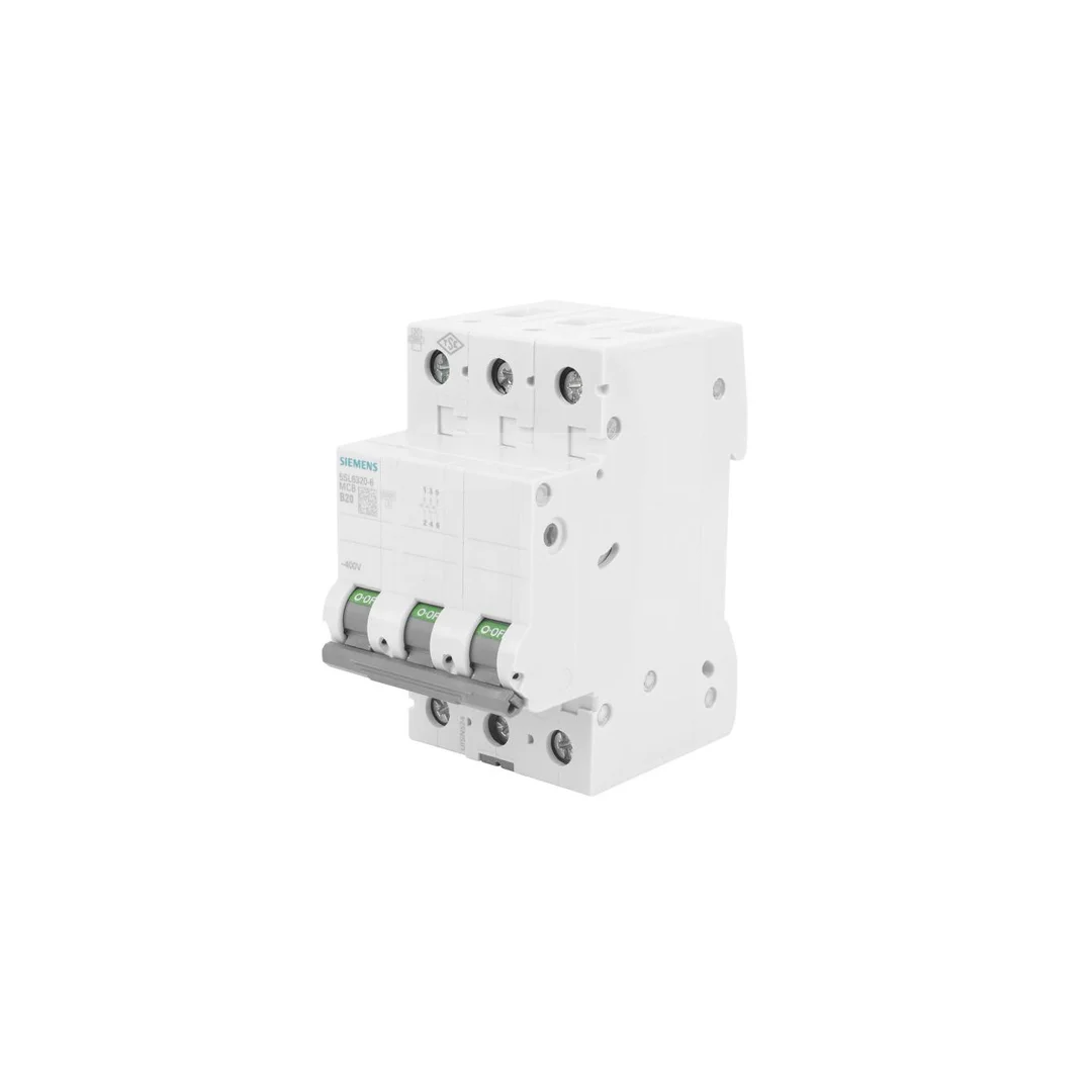 Wyłącznik nadprądowy 3P B 20A 6kA AC SENTRON 5SL6320-6